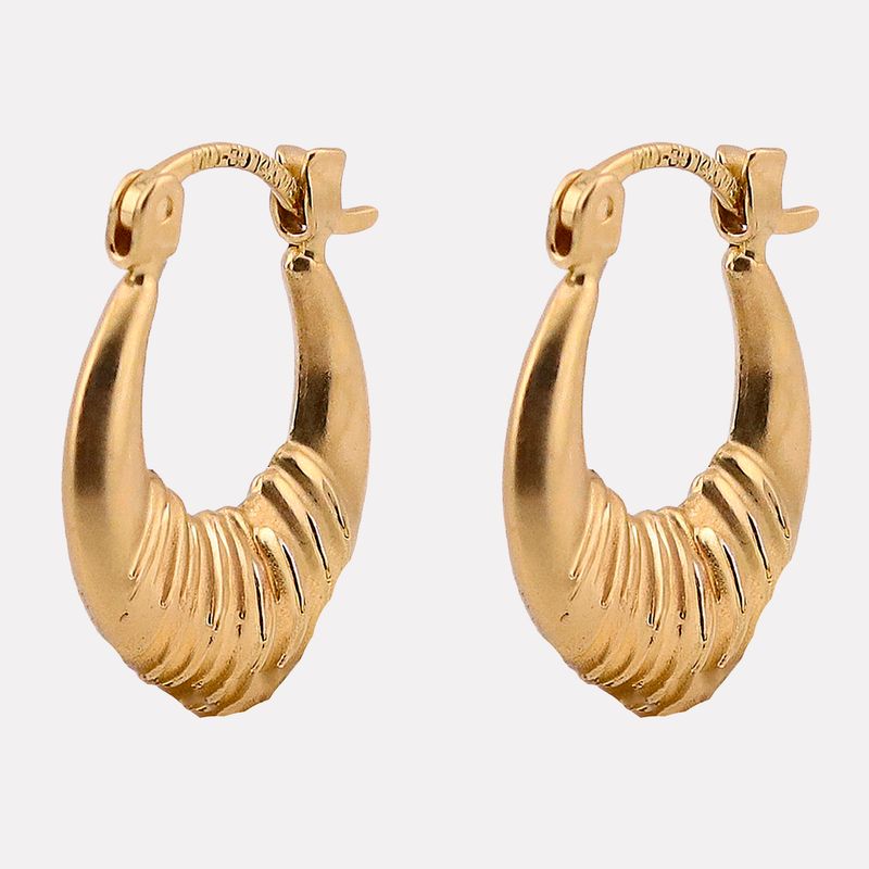 Arracadas Canasta 14k 1.2g